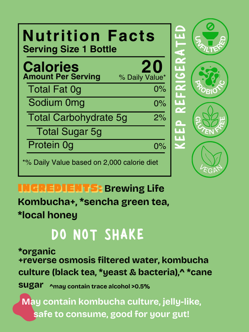 Green Tea & Honey Jun